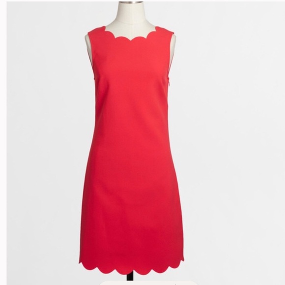 J. Crew Dresses & Skirts - J crew red coral dress mid length size 2